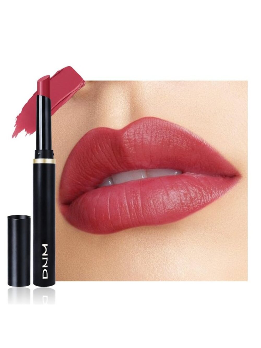 Women's 897# Plum Red Long Lasting Waterproof Velvet Matte Stick Lipstick